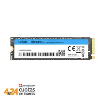 Unidad SSD 500GB M.2 2280 PCIe Gen3x4 NVMe