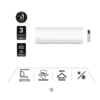 Split Inverter XtremeDura Frio-Calor 24000 Btu + Wifi