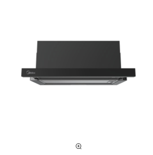 Campana de Cocina Retráctil Empotrable Negra 60cm