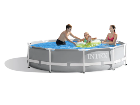 Piscina Estructural Redonda INTEX Prism Frame 305 x 76 cm, 4.485L, con Bomba