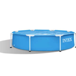 Piscina Estructural Redonda INTEX Metal Frame, 244 x 51 cm, 1.828 Litros