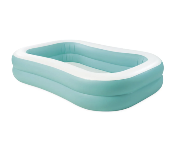 Piscina Inflable Rectangular Familiar INTEX Aqua Swim Center, 229 x 152 x 48 cm, 770L