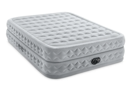 Colchón Inflable Eléctrico INTEX 2 Plazas Supreme Air-Flow con Fiber-Tech 152x203x51 cm