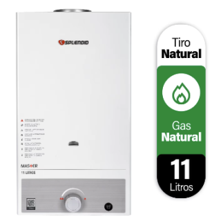 Calefont 11 litros Gas natural Tiro natural Splendid