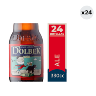 24x Cerveza D'Olbek Ale 5.5 ° Botella 330cc