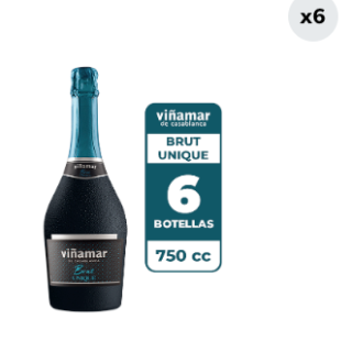 6x Espumante Viñamar Brut Unique 750cc