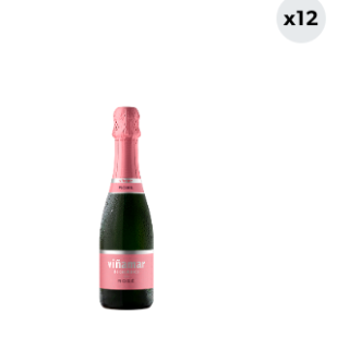 12x Espumante Viñamar Rosé 375cc