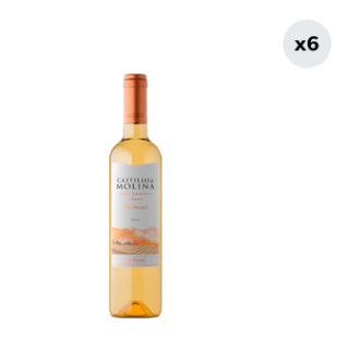 6x Vino Castillo De Molina Late Harvest 500cc