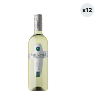 12x Vino Misiones De Rengo Varietal Sauvignon Blanc 750cc