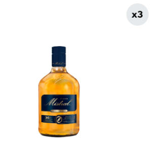 3x Pisco Mistral 35° 750cc
