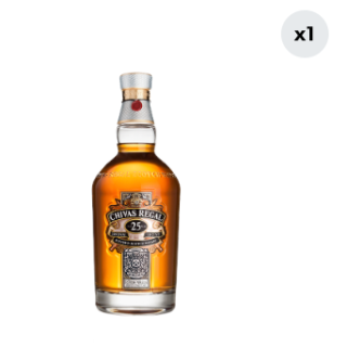 Whisky Chivas Regal 25 Años 40° 700cc