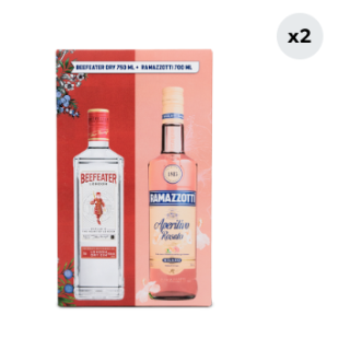 Pack Ramazzotti Rossato 15° 700cc + Gin Beefeater London Dry 40° 750cc