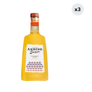 3x Cóctel Sabor Andino Mango 12° 700cc