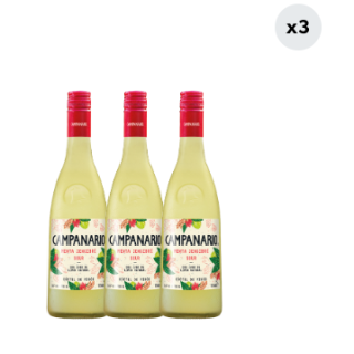 3x Cóctel Campanario Menta Jengibre 12° 700cc