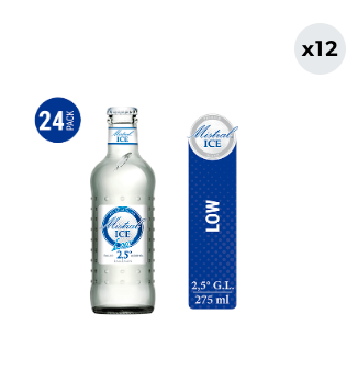 12x Cóctel Mistral Ice Low Blend 2.5° Botella 275cc