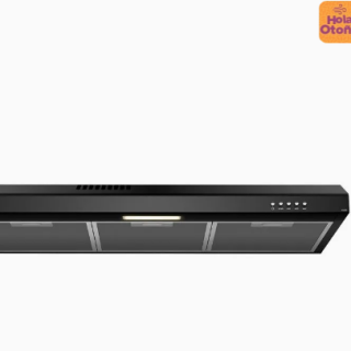 Campana de Cocina Extractora Mademsa 80cm Gran Poder de Succión y 3 Velocidades DM8SB Negra