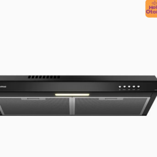 Campana de Cocina Extractora Mademsa 60cm Gran Poder de Succión y Filtración dual DM6SB Negra