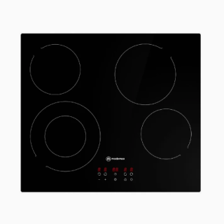 Encimera Eléctrica 4 Platos Mademsa Vitrocerámica VM4TR Negra