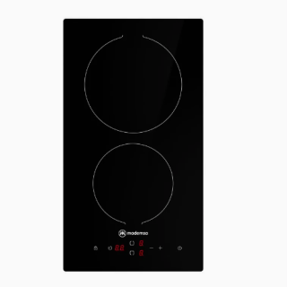 Encimera Eléctrica 2 Platos Mademsa Vitrocerámica VM2TR Negra