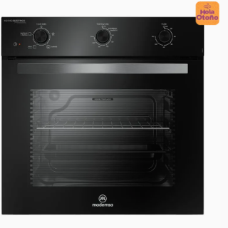 Horno Empotrable Eléctrico Mademsa 59L Temporizador y Limpia Fácil OM6TB Negro