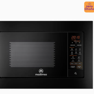 Microondas Empotrable Mademsa 27 Litros Digital Descongelamiento Inteligente MM2EN Negro