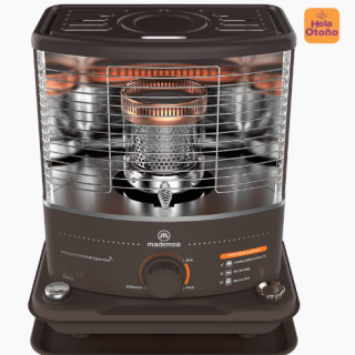 Estufa Parafina Mecha Mademsa 4 Litros 2,7 Kw Quemador Cristal Simples Foguita Pro