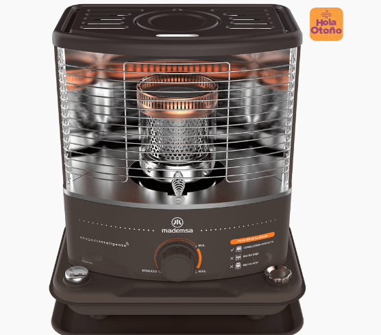 Estufa Parafina Mecha Mademsa 4 Litros 2,7 Kw Quemador Cristal Simples Foguita Pro