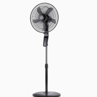 Ventilador de Pedestal 60W Timer y Control Remoto 40,6 cm SFM2 Negro