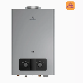 Calefont Gas Licuado Mademsa 8 Litros Tiro Natural Ionizado CMN08G Gris