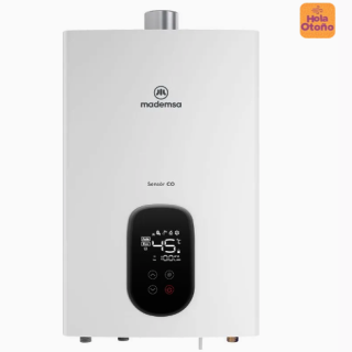 Calefont Gas Licuado Mademsa 13 Litros Tiro Forzado GL con Sensor CO Blanco (SS13ECOGL)