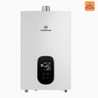 Calefont Mademsa Electrico Ionizado 13 Litros Gas Natural Forced Eco GN