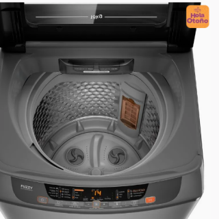Lavadora Automática Mademsa 18Kg Carga Superior Dispensador Disolución Máxima 18 SZG Gris