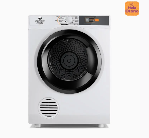 Secadora de Ropa Mademsa 9Kg Carga Frontal Secado Automático y Panel Digital 9D BZG PRO Blanca