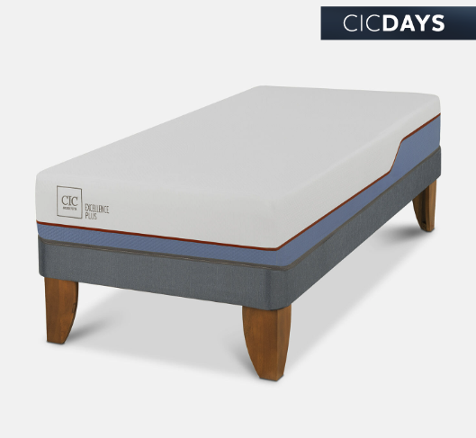 Cama Europea 1 Plaza Excellence Plus