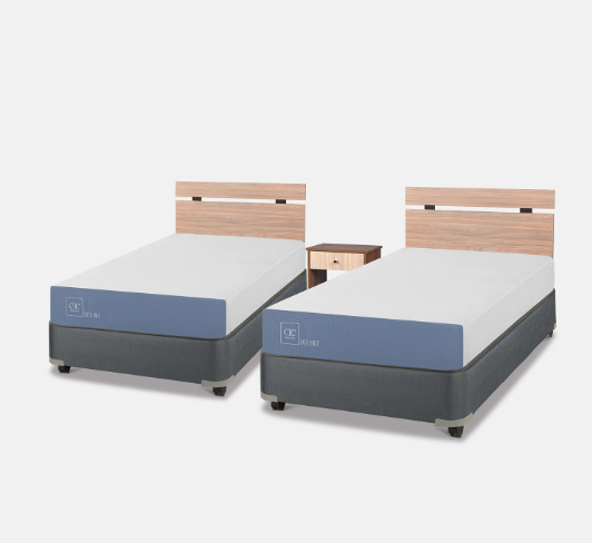 Dúplex Cama Americana 1 Plaza Excellence + Set Olmo