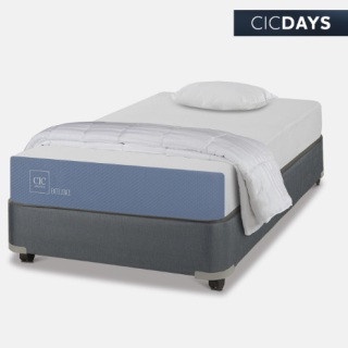 Cama Americana 1 Plaza Excellence + Almohada + Plumón