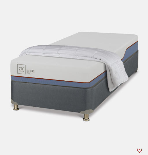 Cama Americana 1 Plaza Excellence Plus + Plumón