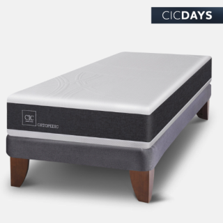 Cama Europea 1,5 Plazas Ortopedic