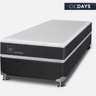 Box Spring 1,5 Plazas Ortopedic 5 Zonas