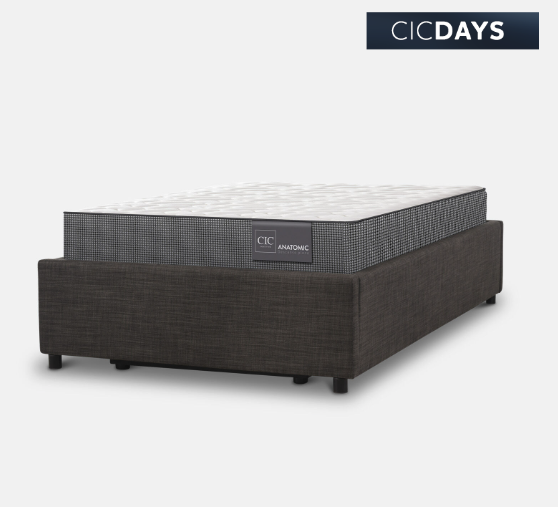 Cama Space Box 1,5 Plazas Anatomic