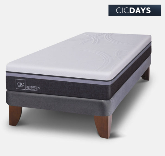 Cama Europea 1,5 Plazas Ortopedic Advance