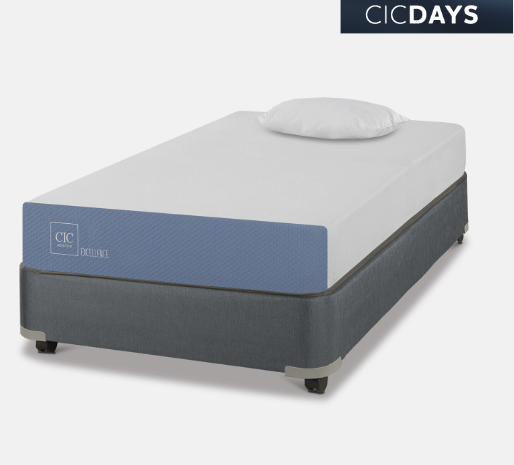 Cama Americana 1,5 Plazas Excellence + Almohada