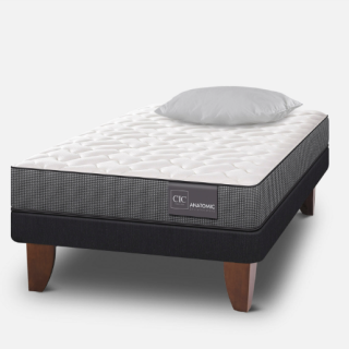 Cama Europea 1,5 Plazas Anatomic + Almohada
