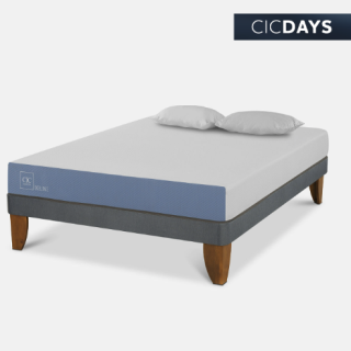 Cama Europea Full Excellence + Almohadas