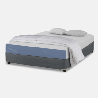 Cama Americana Full Excellence + Almohadas + Plumón