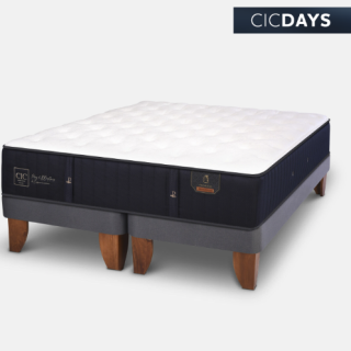 Cama Europea 2 Plazas Premium Base Dividida