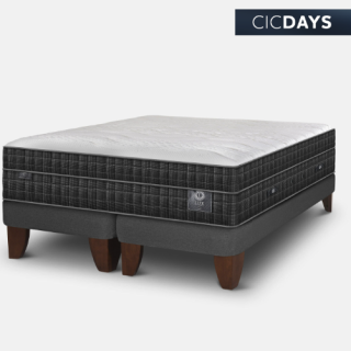 Cama Europea 2 Plazas Lux Base Dividida