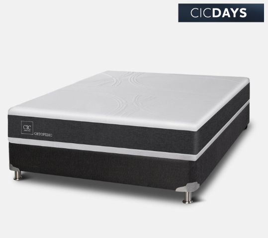 Box Spring 2 Plazas Ortopedic Base Normal 5 Zonas