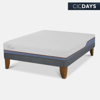 Cama Europea 2 Plazas Excellence Plus Base Normal