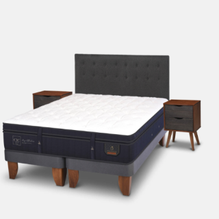 Cama Europea King Super Premium + Set Éufrates